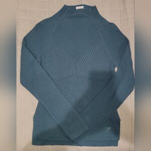 Gymshark Blue Knitwear Long Sleeve Top